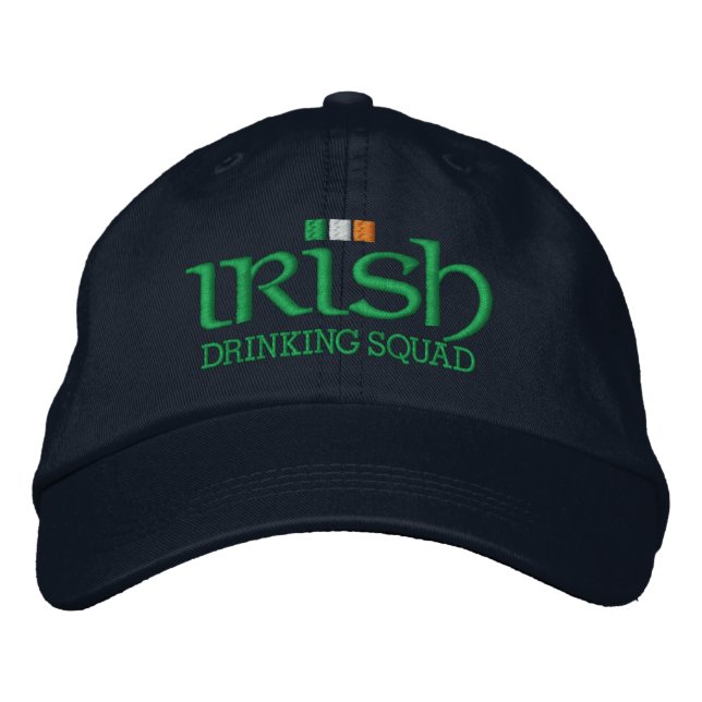 Casquette Brodée PELOTON potable irlandais (Devant)