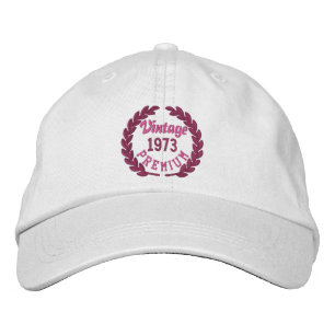 Casquette Brodée Personalized Your YEAR Premium Laurels Embroidery