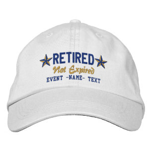 Casquette Brodée Personnalisable Modifier le texte Bonne retraite