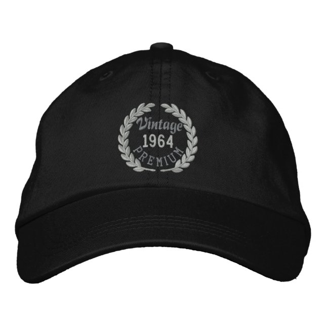 Casquette Brodée Personnalisation de la broderie des lauriers Premi (Devant)