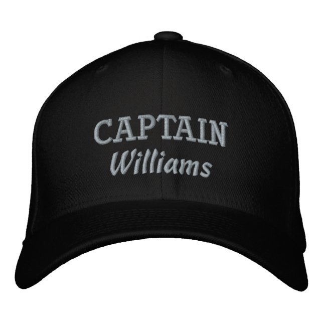 Casquette Brodée Personnalisé ajoutez le capitaine nommé (Devant)