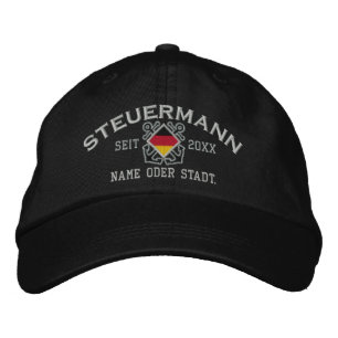 Casquette Brodée Personnalisé Allemand Premier Mate Nautique