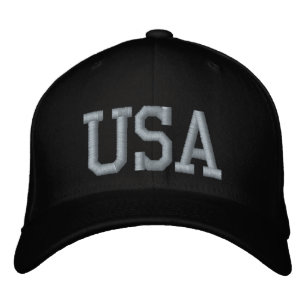 Casquette Brodée Personnalisé Black And Pink USA