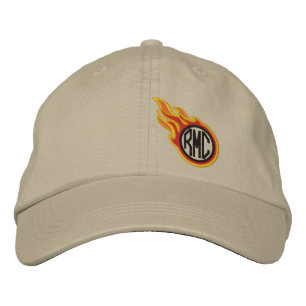 Casquette Brodée Personnalisé emballant le monogramme de balle de