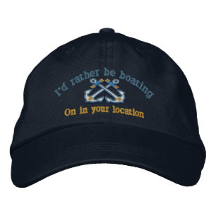 Casquette Brodée Personnalisé Nautical Je préférerais faire du b