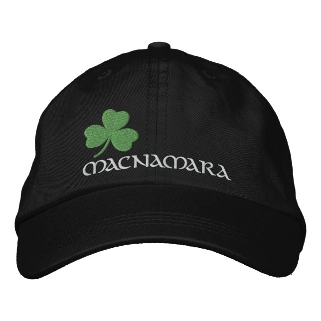 Casquette Brodée Personnalisé Shamrock irlandais (Devant)