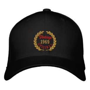 Casquette Brodée Personnalisé Votre ANNÉE Laurels Original Broderie
