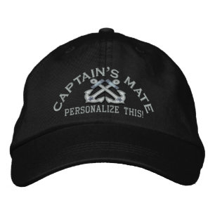 Casquette Brodée Personnaliser Ce Nom Emplacement Business Nautique