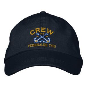 Casquette Brodée Personnaliser Ce Nom Location Crew Nautical