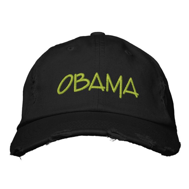 Casquette Brodée Personnaliser OBAMA cadeau commémoratif (Devant)