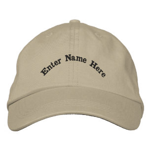 Casquette Brodée Personnalisez Entrez Votre Nom Texte Personnalisé