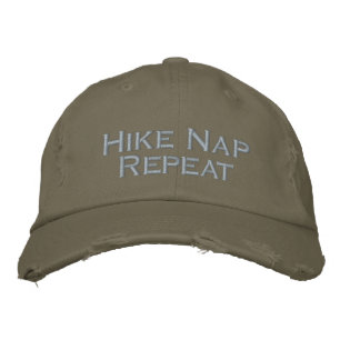 Casquette Brodée Personnalisez Fun say - Hike Nap Répéter