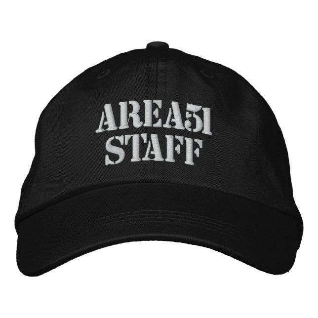 CASQUETTE BRODÉE PERSONNEL DE LA ZONE51 (Devant)