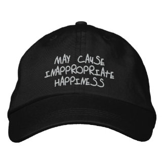 Casquette Brodée peut provoquer un bonheur inapproprié...