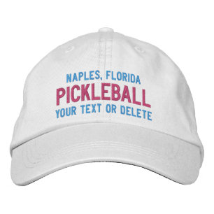 Casquette Brodée Pickleball fait sur commande folâtre votre ville,