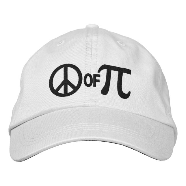 Casquette Brodée Pièce de pi geek humour (Devant)