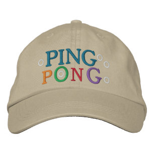 CASQUETTE BRODÉE PING PONG