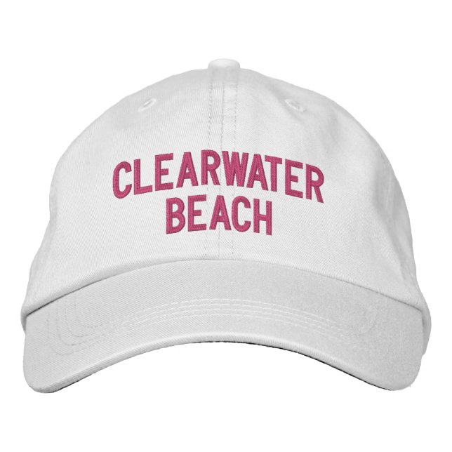 CASQUETTE BRODÉE PLAGE D'EAU CLAIRE (Devant)