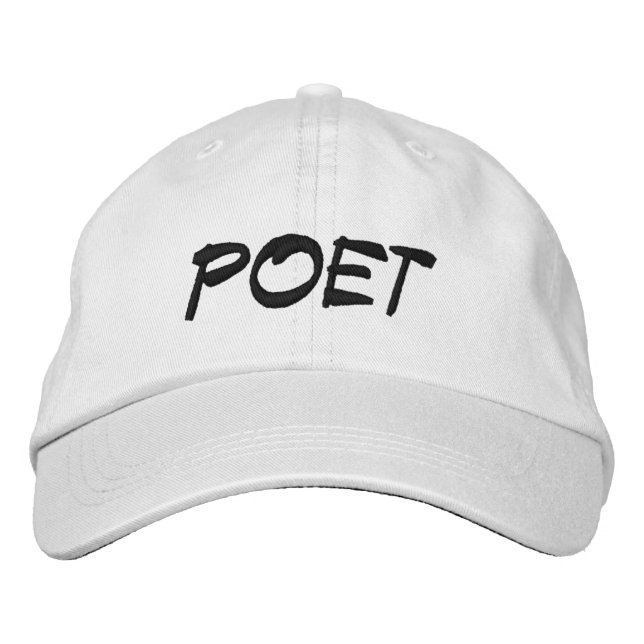 CASQUETTE BRODÉE POET (Devant)