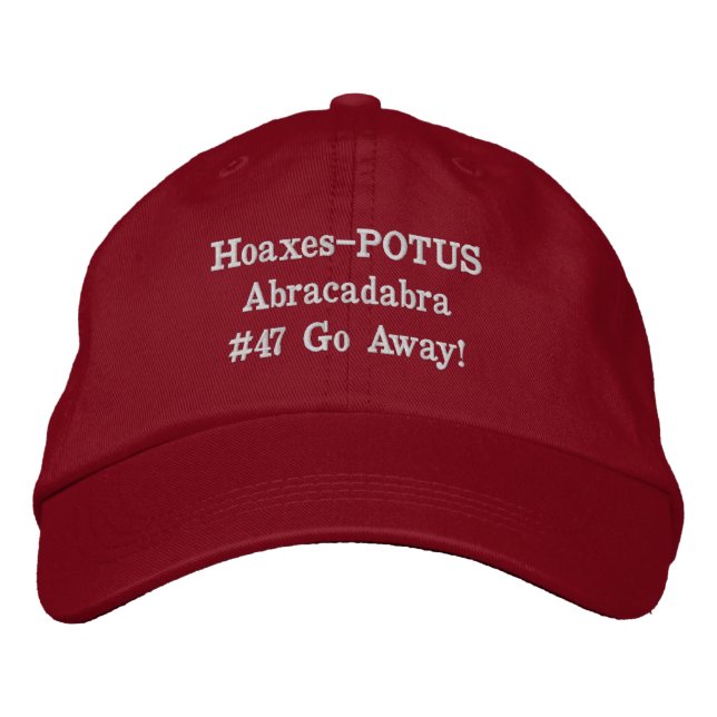 Casquette Brodée Politique des témoins #47 (Devant)