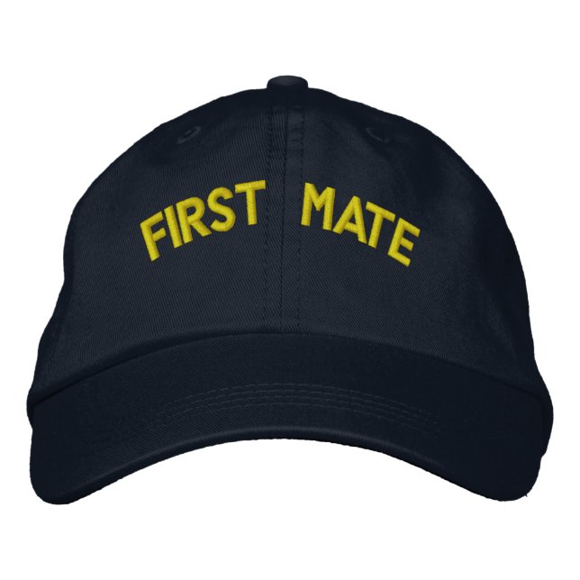 Casquette Brodée Premier texte (Devant)