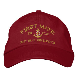 Casquette Brodée Première année de mariage personnalisée et noms