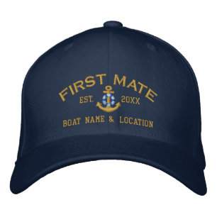 Casquette Brodée Première année de mariage personnalisée et Noms na