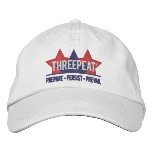 Casquette Brodée Préparer - Persister - Prévail —> MENACER casq