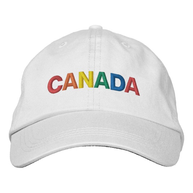 Casquette Brodée Pride Canada (Devant)