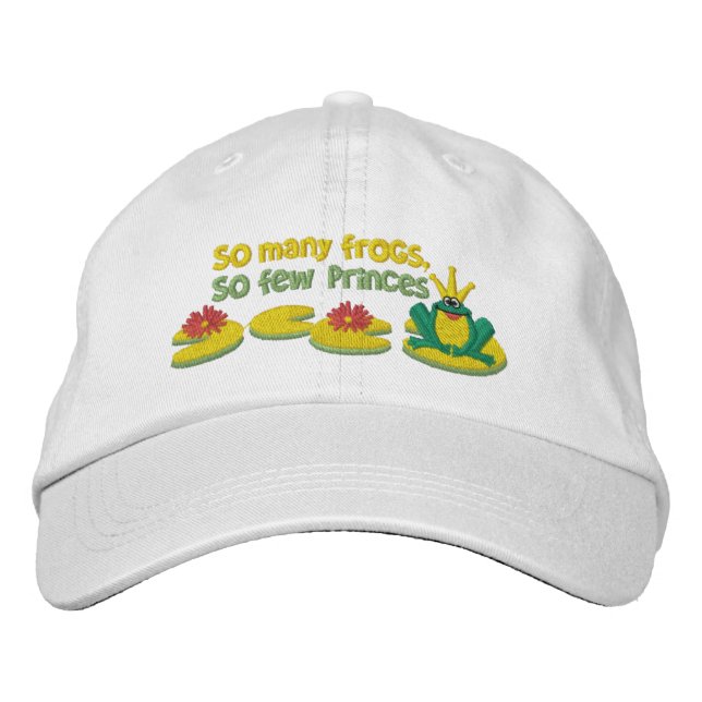 Casquette Brodée Prince de grenouille (Devant)