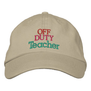 Casquette Brodée Professeur - HORS SERVICE !