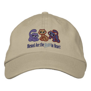 Casquette Brodée Purr dans le coeur
