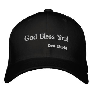 Casquette Brodée Que Dieu Vous Bénisse ! Les citations bibliques l