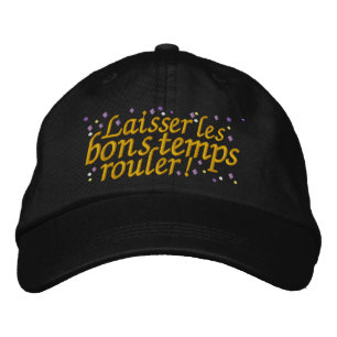 Casquette Brodée Que le bon temps parcoure la Nouvelle-Orléans