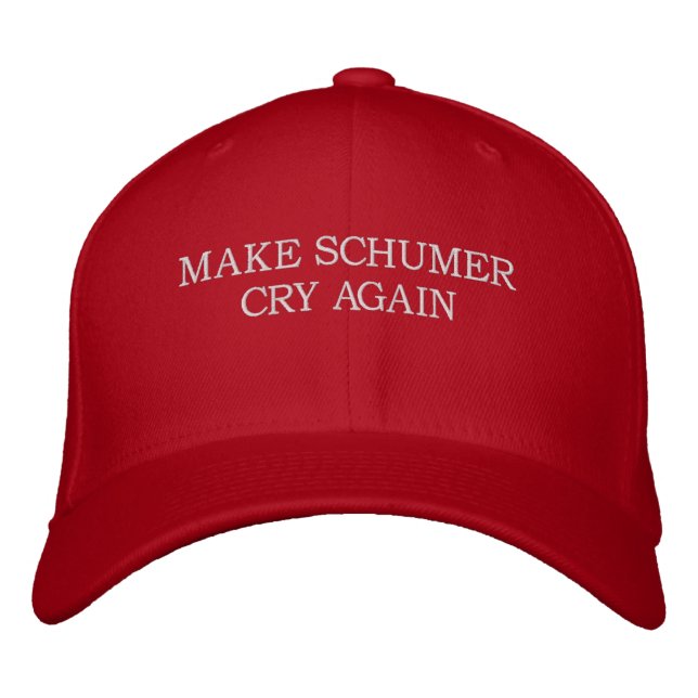 Casquette Brodée Rappelle Schumer (Devant)