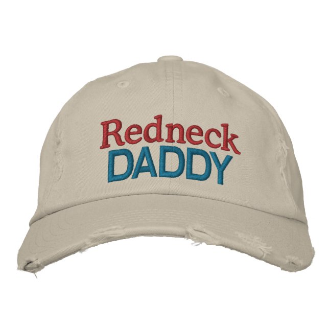 Casquette Brodée Redneck Daddy par SRF (Devant)