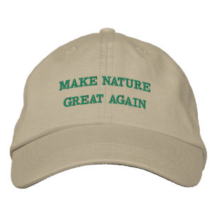 Casquette Brodée Refaisons la nature grande à nouveau