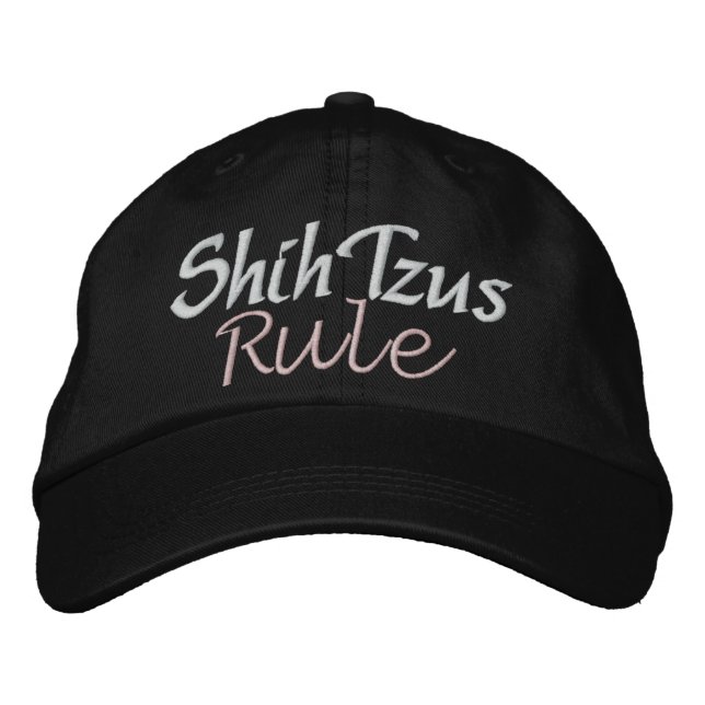 Casquette Brodée Règle des chiens par SRF (Devant)
