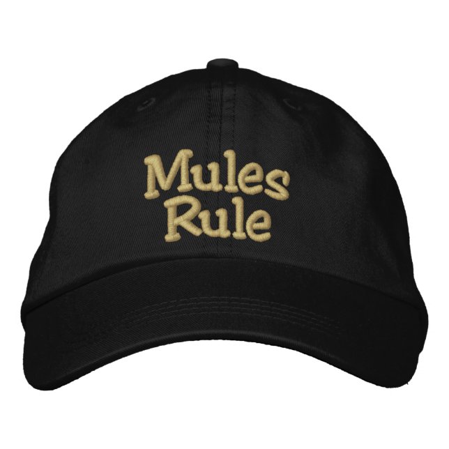 Casquette Brodée Règle Mules (Devant)