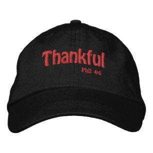 Casquette Brodée Remerciements Citation de la Bible Personnaliser