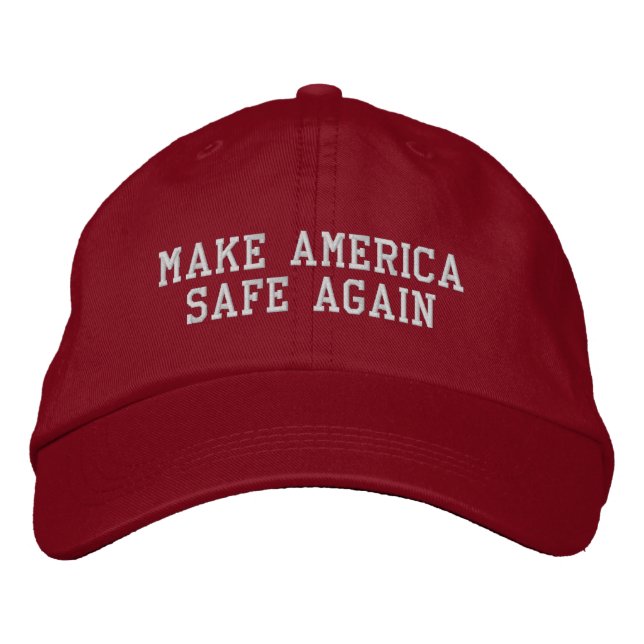 Casquette Brodée Rendre l'Amérique en sécurité (Devant)