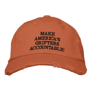 Casquette Brodée Rendre les coupables de l'Amérique responsables -