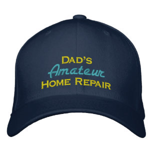Casquette Brodée Réparation de maison amusante
