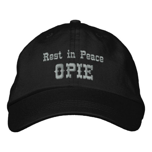 Casquette Brodée Repose en paix Opie (Devant)
