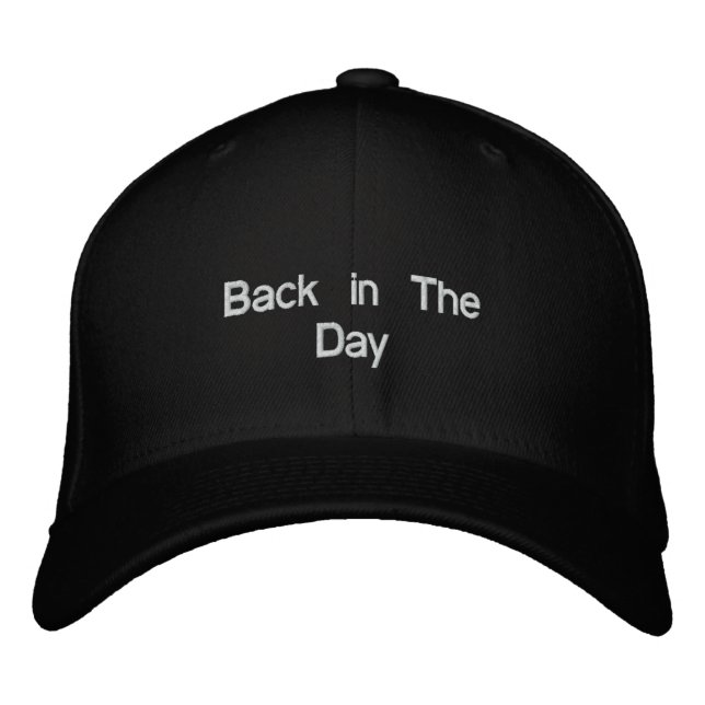 Casquette Brodée Retour dans le jour (Devant)