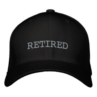 CASQUETTE BRODÉE RETRAITÉ