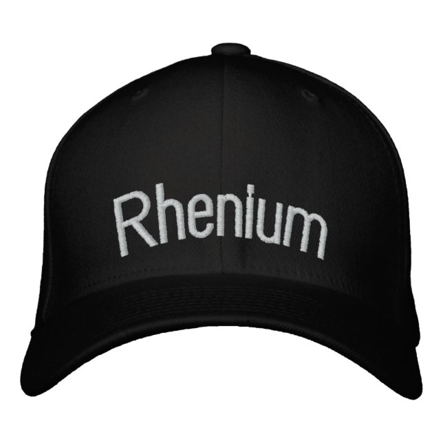 Casquette Brodée Rhénium (Devant)