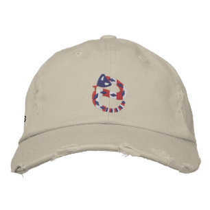Casquette Brodée Rouge Blanc et Bleu