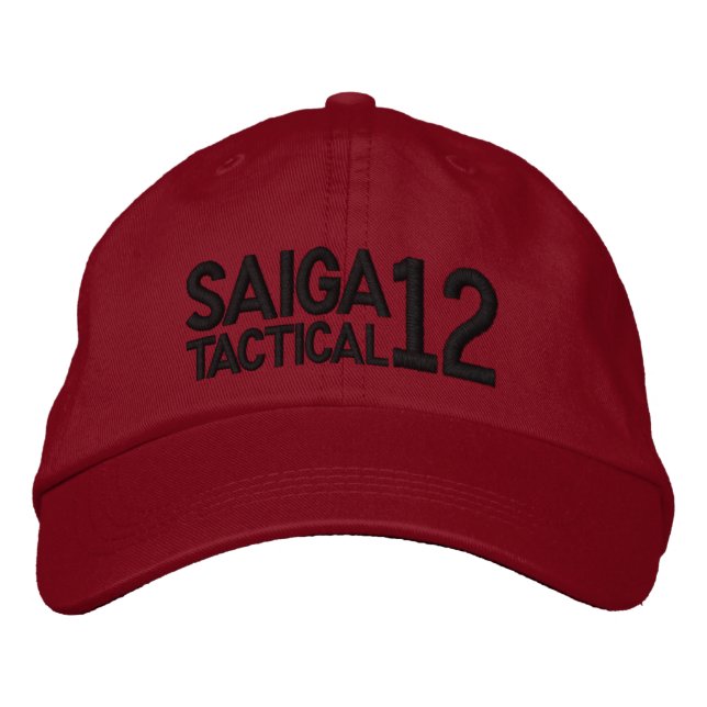 Casquette Brodée Saiga 12 - Saiga tactique (Devant)