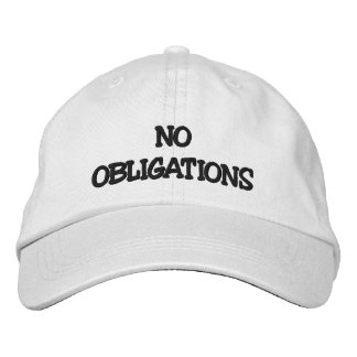 Casquette Brodée Sans obligations